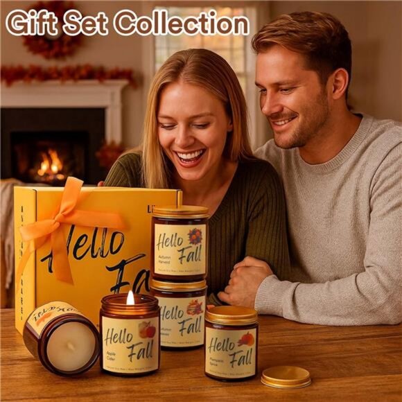 Fall Candles, Fall Decorations for Home - Fall Gifts for Women - Picture 5 of 7